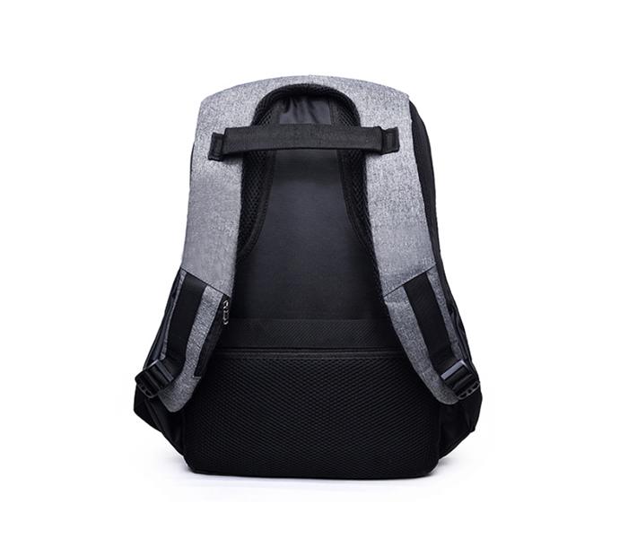 Fashion Style Anti-Theft Backpack with USB Charging - Grey - Zoom Image 5