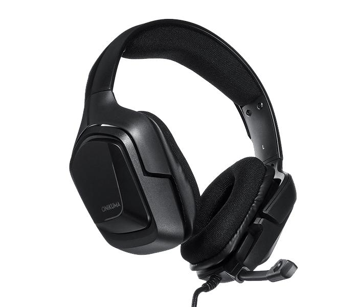 Onikuma K20 Gaming Over-Ear Headset with Microphone & RGB Light - Black - Zoom Image 3