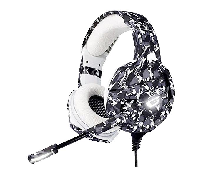 Onikuma K5 Gaming Over-Ear Headset with Mic - Grey Camouflage - Zoom Image 2