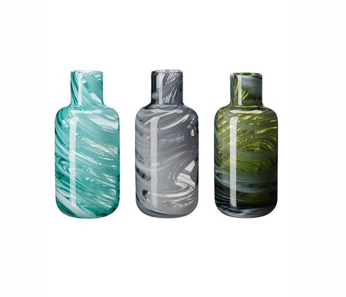 IKEA MX-14625368 3-Piece PS 2017 Vase Set (Blue/Green/Grey) - 23 cm - Zoom Image