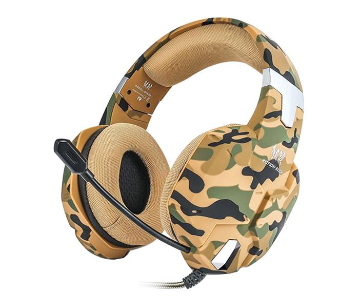 Kotion Each G1500 Gaming Over-Ear Headset with Mic - Yellow Camouflage - Zoom Image 1