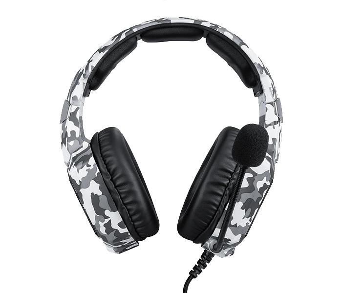 Onikuma K8 Stereo Gaming Headset with Microphone and LED Light - Camouflage White - Zoom Image 3