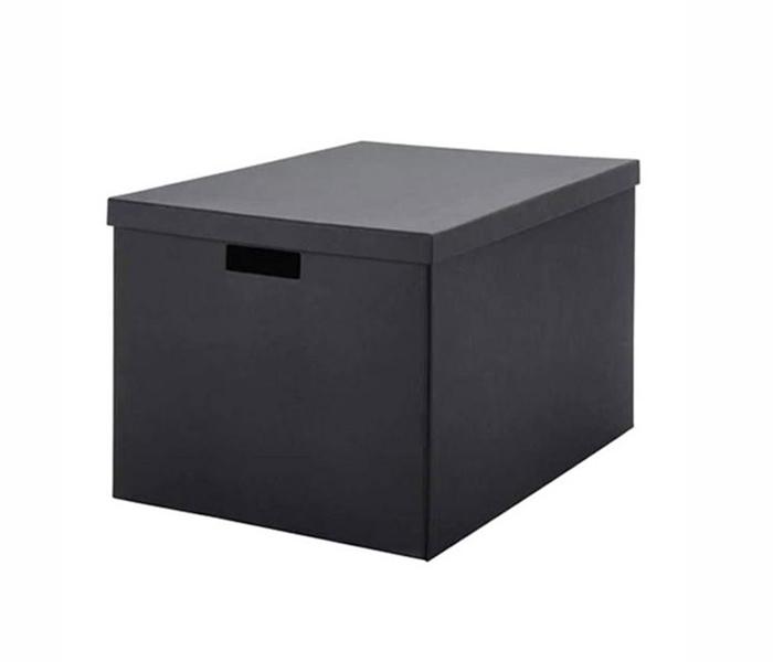 IKEA MX-29050465 Storage Box with Lid - Black - Zoom Image