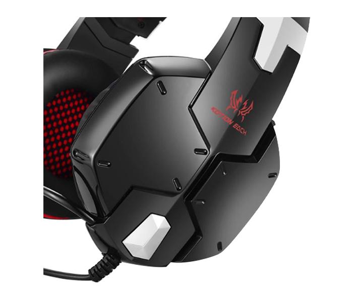 Kotion Each G1200 Gaming Over-Ear Headset with Mic - Red - Zoom Image 3