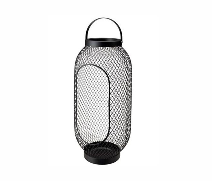 Ikea MX-23654698 Mesh Lantern for Candle (Black) - Zoom Image