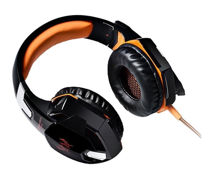 Kotion Each G2000 Gaming Over-Ear Headset with Mic - Orange - Zoom Image 2