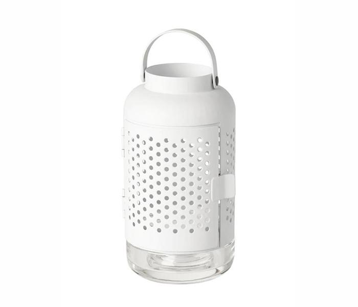 IKEA MX-28197384 Adelhet Lantern For Block Candle (White)  - Zoom Image