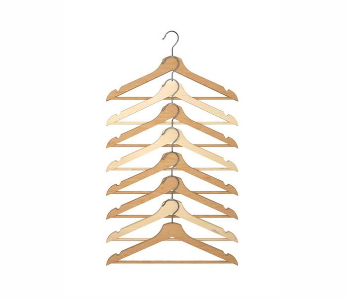 IKEA MX-13406817 Wooden Cloth Hanger - 8 Pieces - Zoom Image