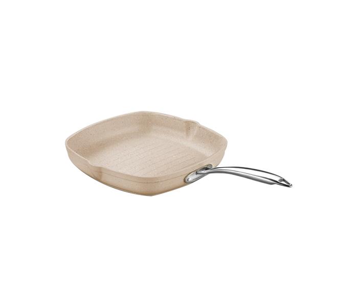 Korkmaz KO-A1268 3 Litre Granita Square Grill Fry Pan - Beige - Zoom Image