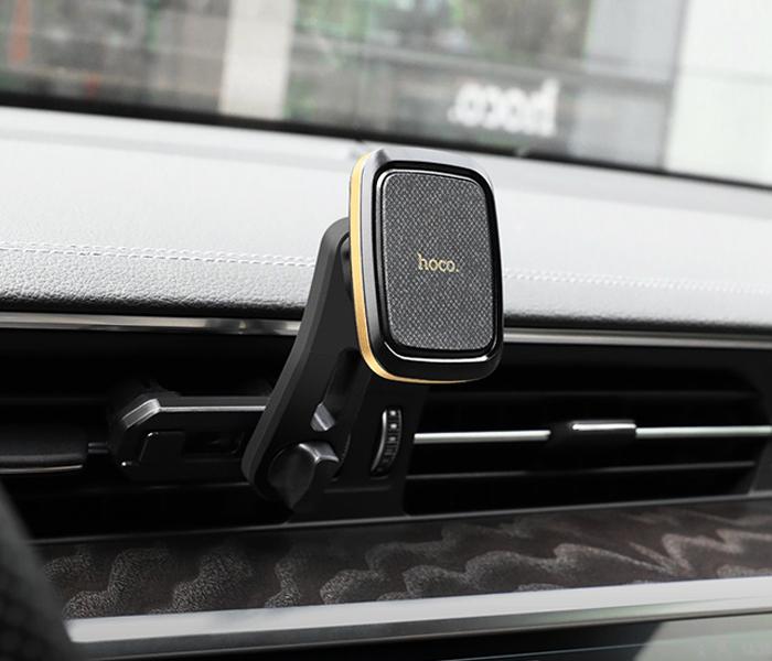 Hoco CA57 Magnetic Car Holder - Black - Zoom Image 2