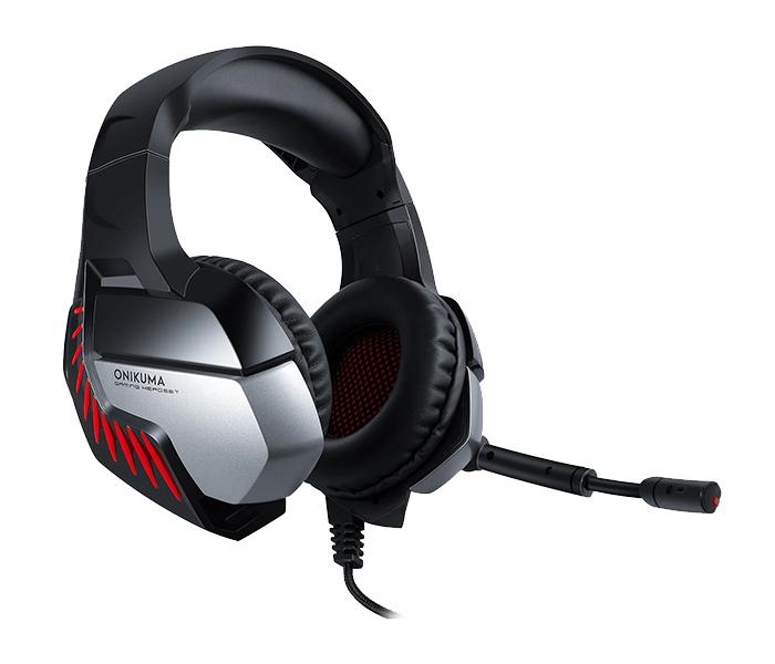 Onikuma K5 Pro Wired Stereo Gaming Over-Ear Headset with Microphone - Red - Zoom Image 3