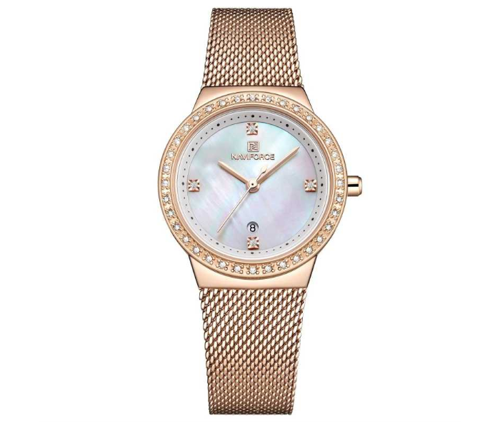 NAVIFORCE Ladies Wrist Watch RG-W NF5014 - Rose Gold - Zoom Image 3