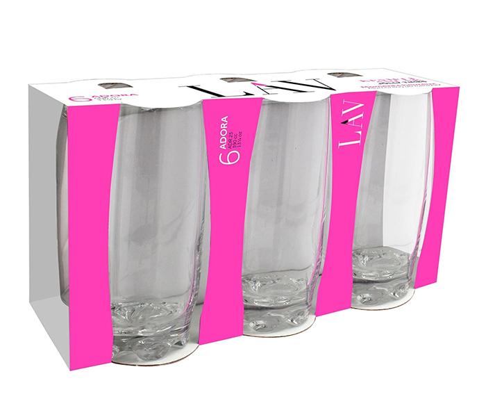 LAV LV-ADA389F 300cc Ada Long Drink Glass - 6 Pieces - Zoom Image 3