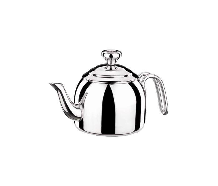 Korkmaz KO-A051 1.1 Litre Stainless Steel Droppa Tea Pot - Silver - Zoom Image