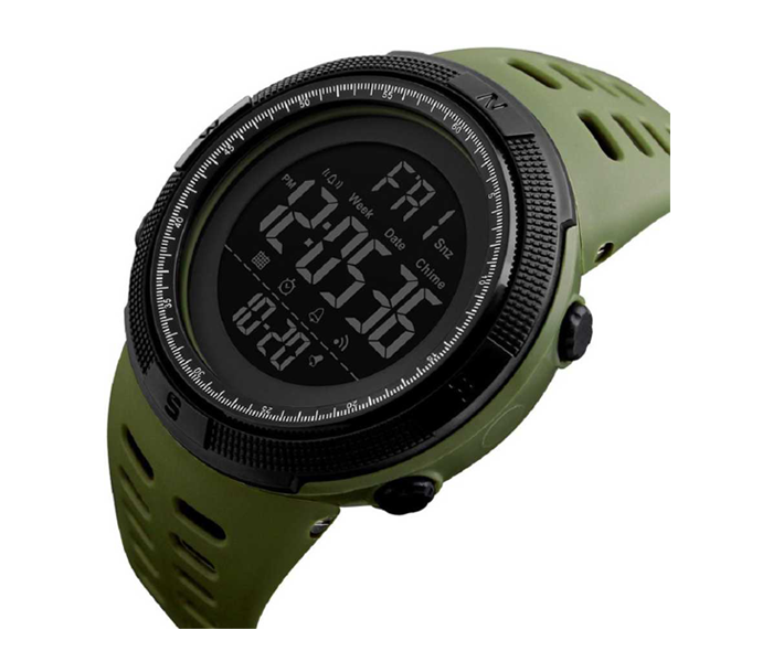 SKMEI Digital Wrist Watch 1251 - Army Green - Zoom Image 2