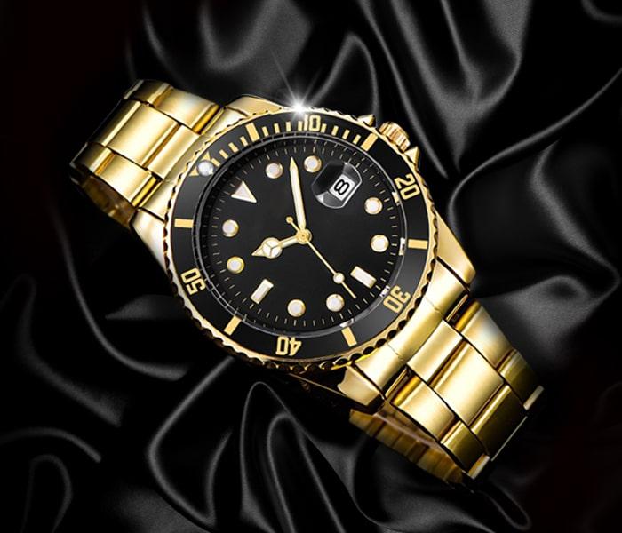 RX G2560 Men's Casual Business Luxury Watch - Gold - Zoom Image