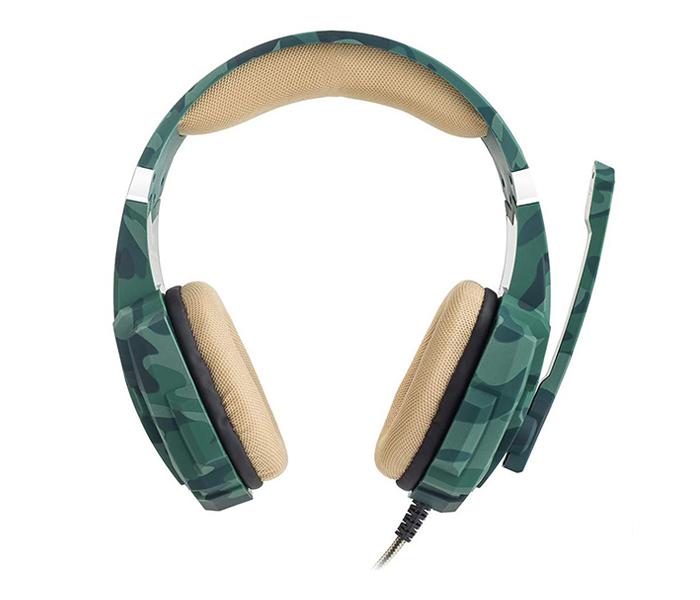 Kotion Each G9600 Gaming Over-Ear Headset with Mic - Green Camouflage - Zoom Image 2