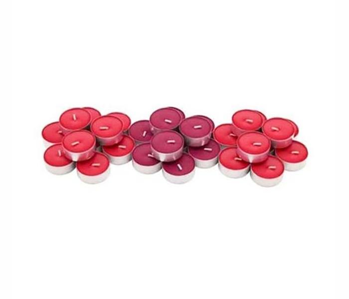 IKEA MX-23666781 Sinnilig 30-piece Perfumed Wax Candle (Red) - Zoom Image