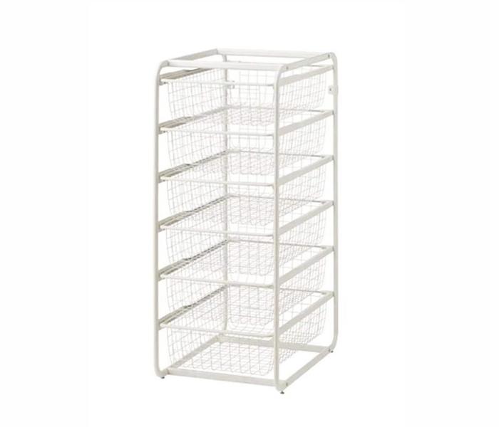 IKEA MX-29050470 Frame Storage with Wire Baskets - Zoom Image