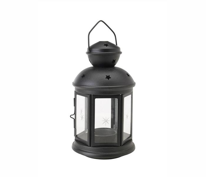 IKEA MX-28197378 Rotera Lantern For Tealight (Black) - Zoom Image