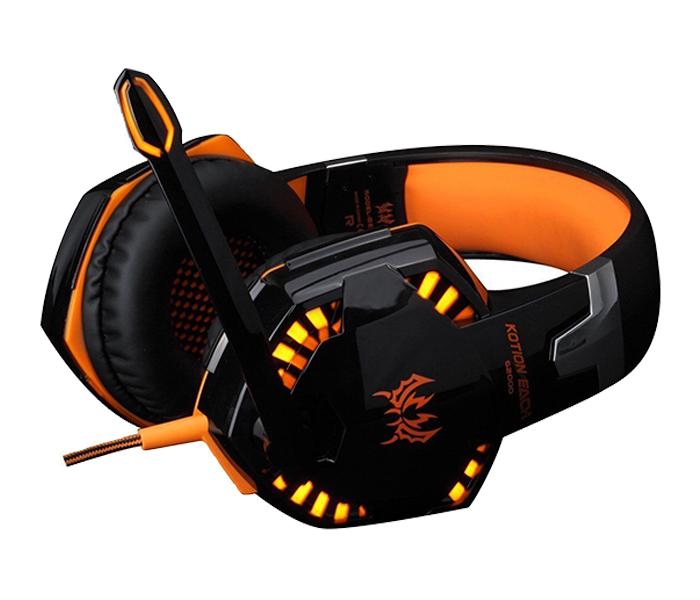 Kotion Each G2000 Gaming Over-Ear Headset with Mic - Orange - Zoom Image 5