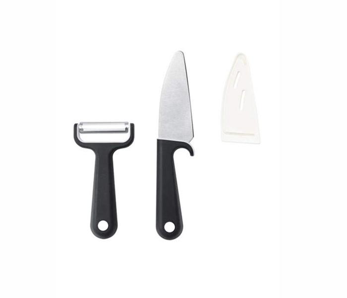 IKEA MX-29050744 Smabit Stainless Steel Knife and Peeler - Black and White - Zoom Image