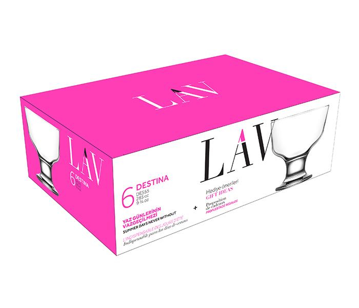 LAV LV-DES55F 285cc Destina Ice Cream Cup - 6 Pieces - Zoom Image 2