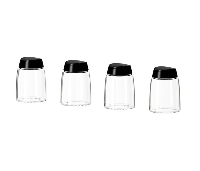 IKEA MX-13337754 4-Piece Spice Transparent Jar Set  - Zoom Image 1