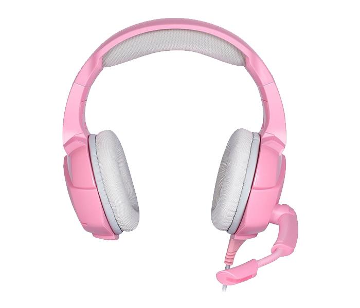 Onikuma K5 Gaming Over-Ear Headset with Mic - Pink - Zoom Image 1