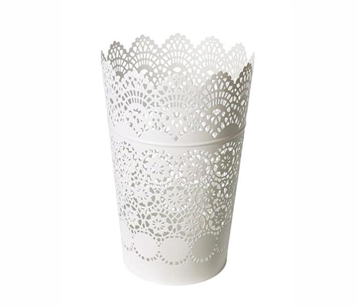 IKEA MX-20837836 Skurar Lantern For Block Candle (White) - Zoom Image