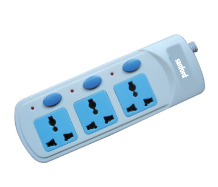 Sanford SF253ES Extension Socket - 3 Sockets - Zoom Image