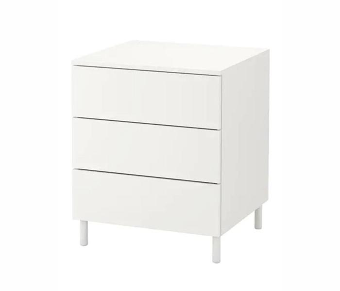 IKEA MX-24125959 Platsa Chest Of 3 Drawers Fonnes - White - Zoom Image