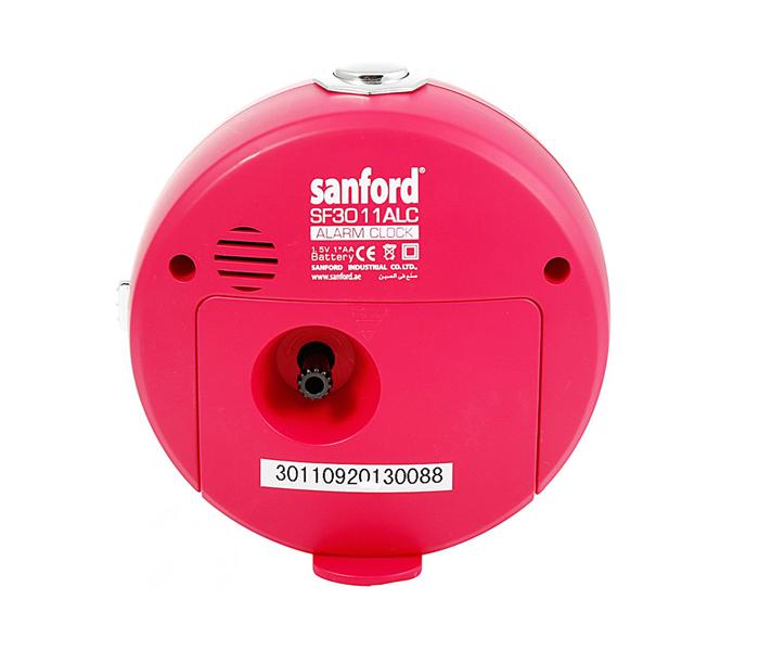 Sanford SF3011ALC Alarm Clock - Pink - Zoom Image 3