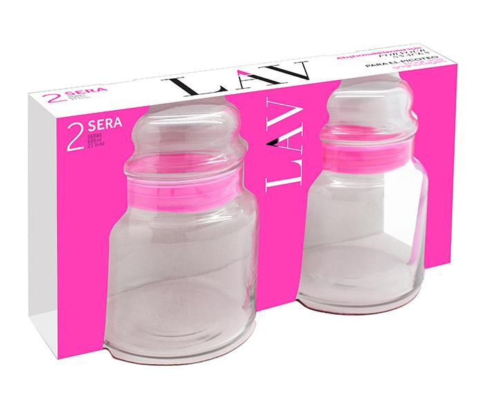 LAV LV-SER85-PK0001M 635cc Sera Jar - 2 Pieces - Zoom Image 2