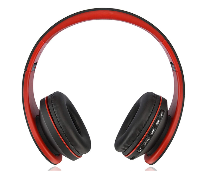 X.Cell XL-BHS-500, 5 in 1 Sport Headset Play Music, Support FM Radio - Black and Red - Zoom Image 1