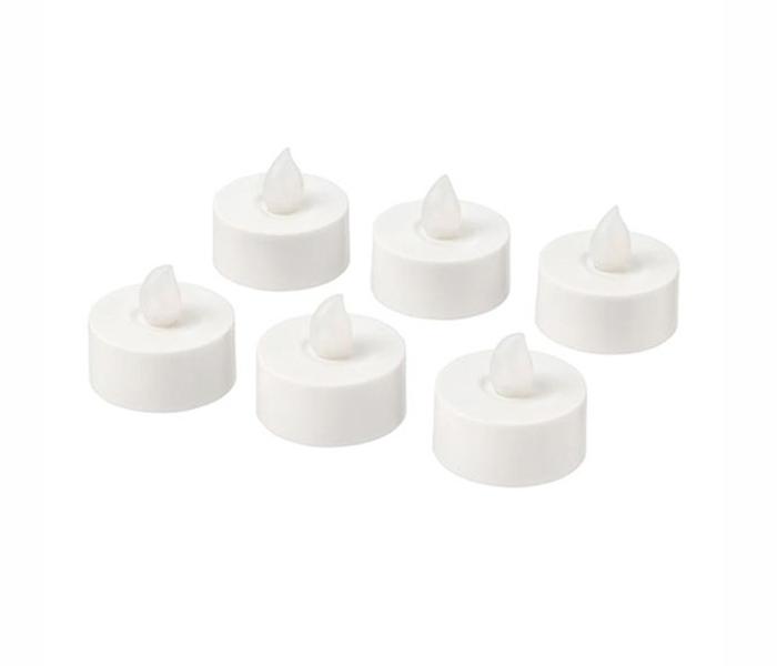 IKEA MX-28197337 6 Piece Led Tealight Set - White - Zoom Image