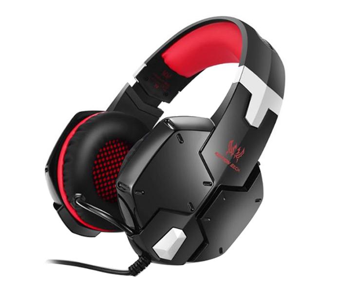 Kotion Each G1200 Gaming Over-Ear Headset with Mic - Red - Zoom Image 1