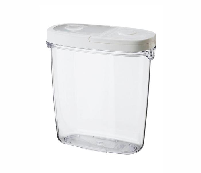 IKEA MX-13337494 Food Container Jar with Lid - White and Clear - Zoom Image