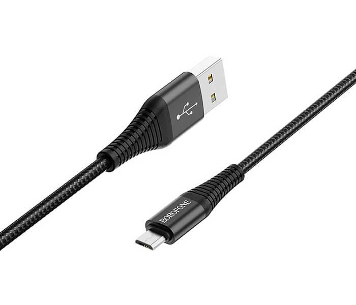 BOROFONE BX29 Endurant USB to Micro-USB 1.0 meter Cable - Black   - Zoom Image 2