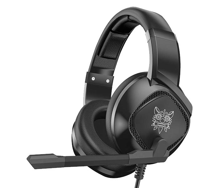 Onikuma K19 Gaming Over-Ear Headset with Microphone & RGB Light - Black - Zoom Image 3