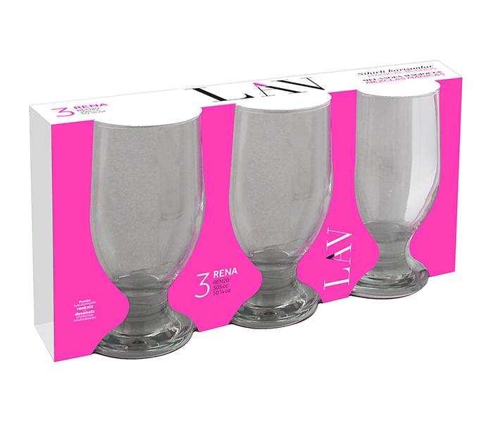 LAV LV-REN20A 305cc Rena Soft Drink Glass - 3 Pieces - Zoom Image 2