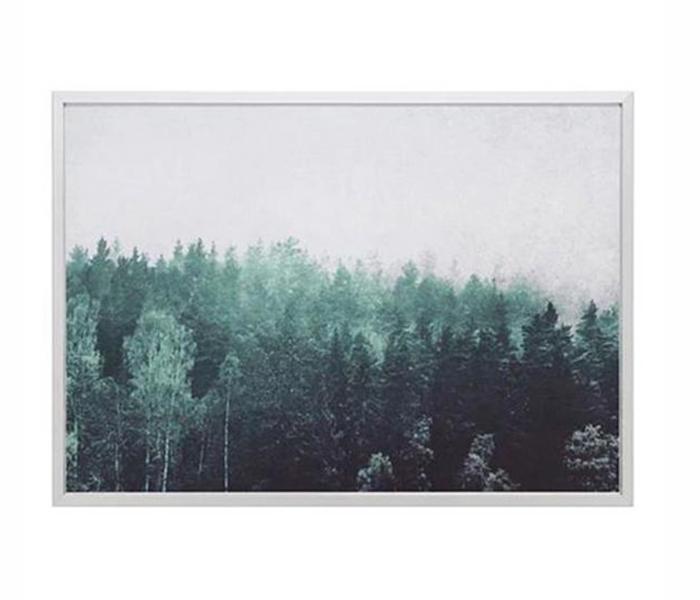 IKEA MX-27019528 Bjorksta Forest Picture With Frame (Grey) - 140 x 100 cm - Zoom Image