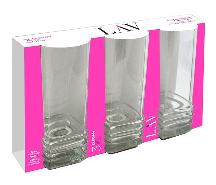 LAV LV-ELG379A 340cc Elegan Long Drink Glass - 3 Pieces - Zoom Image 2