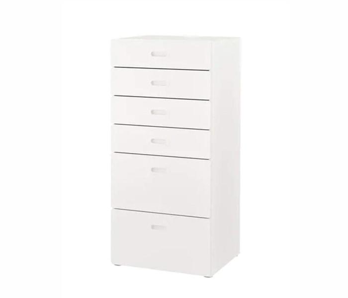 IKEA MX-29050969 Chest Of 6 Drawers - White - Zoom Image