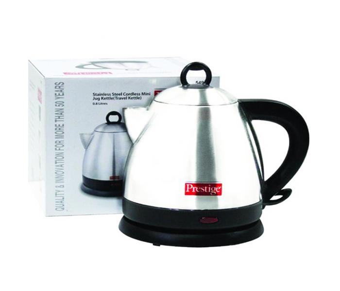 Prestige PR54903 Cordless Travel Kettle 1 Litre Silver - Zoom Image