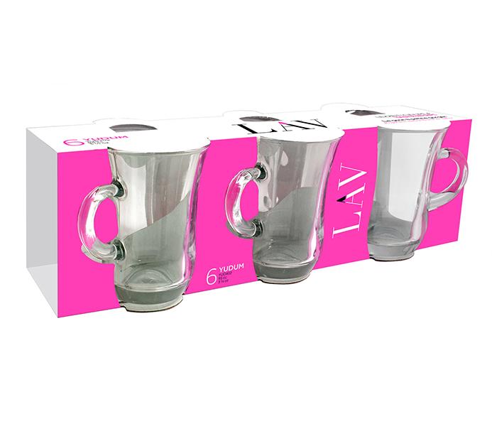 LAV LV-YUD402E 95cc Yudum Tea Glass - 6 Pieces - Zoom Image 2