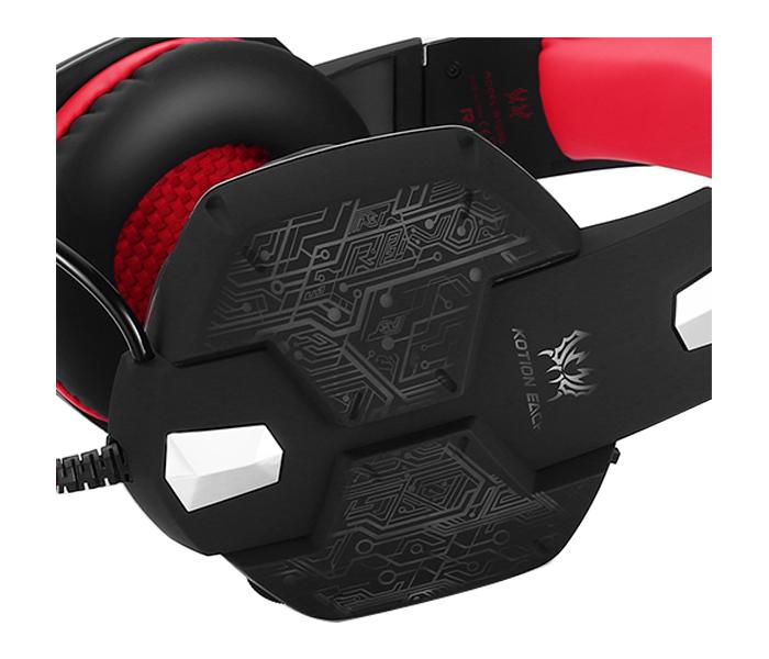 Kotion Each G1000 Gaming Over-Ear Headset with Mic - Red - Zoom Image 5