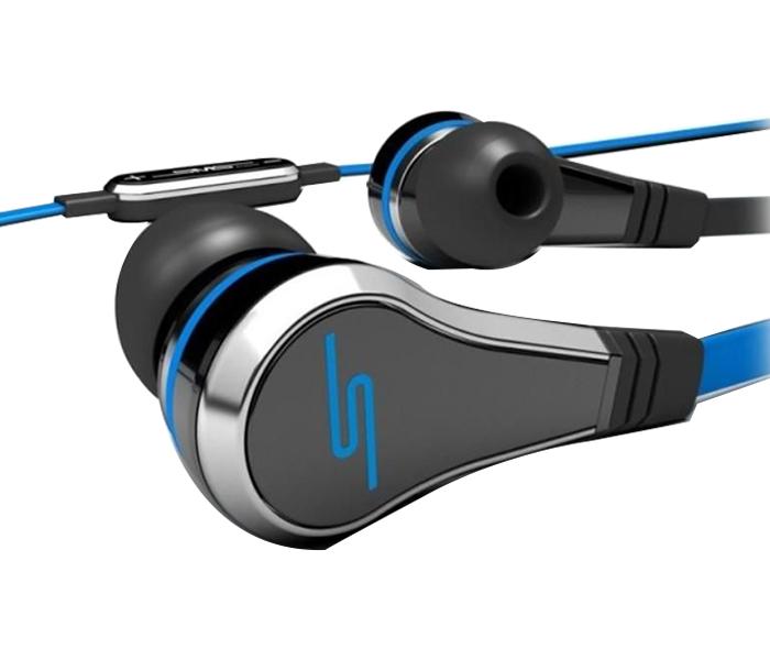 JF-A6 In-Ear Wired Earphones with Microphone - Blue - Zoom Image 2