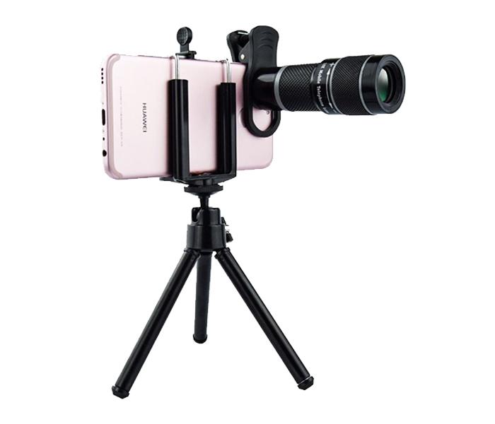 Universal 18X Zoom Telescope Camera Lens for smart Phones - Black - Zoom Image 3