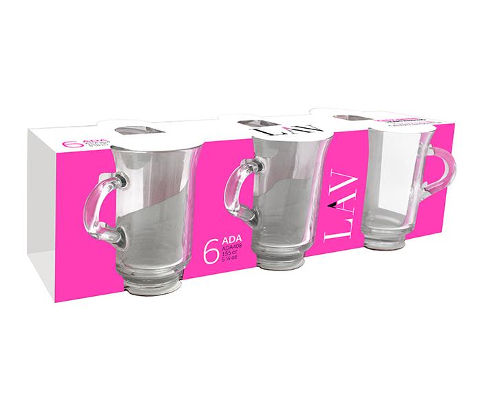 LAV LV-ADA408E 155cc Ada Tea Glass - 6 Pieces - Zoom Image 2